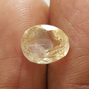 4.33/CT Natural Yellow Sapphire With Govt Lab Certificate-YELSA9U
